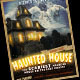 Vintage Halloween Flyer — Haunted House Vintage Halloween Flyer — Haunted House - GraphicRiver Item for Sale