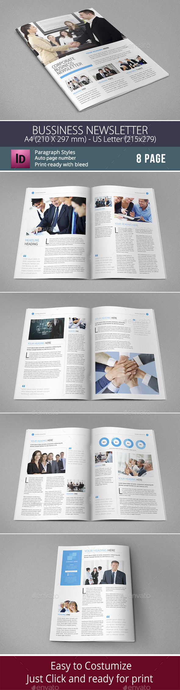 GraphicRiver Corporate Business Newsletter Template 8842852 GraphicRiver Corporate Business Newsletter Template 8842852