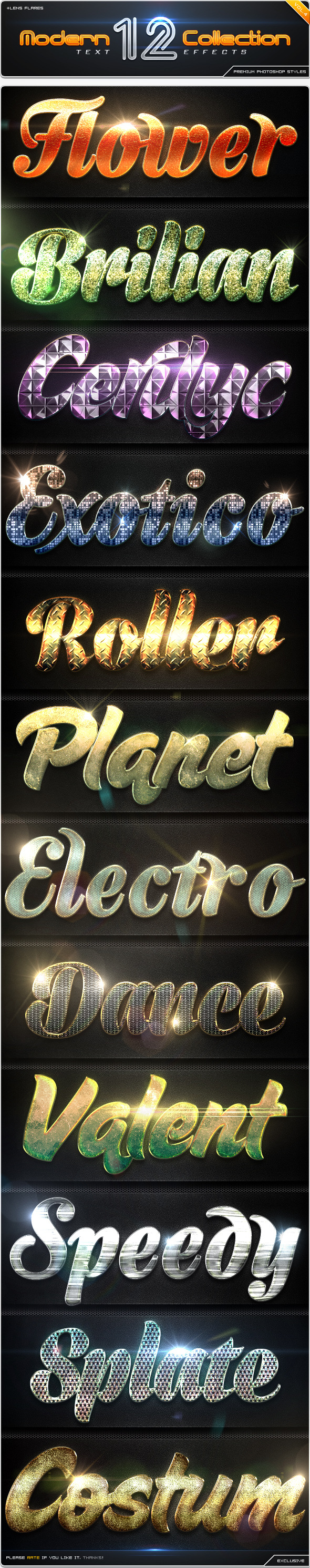 GraphicRiver 12 Modern Collection Text Effect Styles Vol.4 8844159 GraphicRiver 12 Modern Collection Text Effect Styles Vol.4 8844159