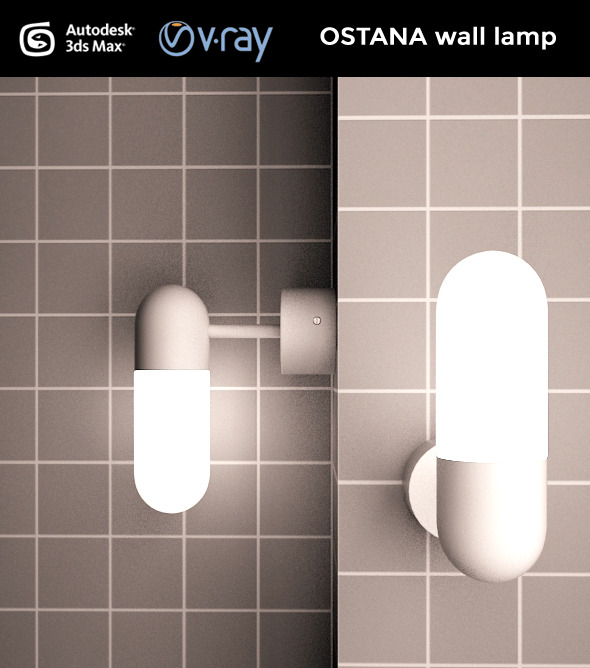 3DOcean OSTANA wall lamp 8846488 3DOcean OSTANA wall lamp 8846488