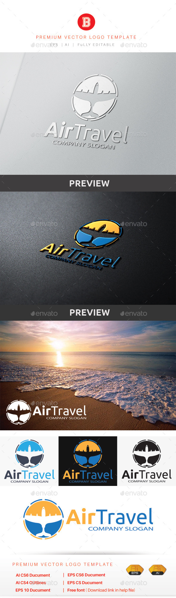 GraphicRiver Air Travel 8847223 GraphicRiver Air Travel 8847223