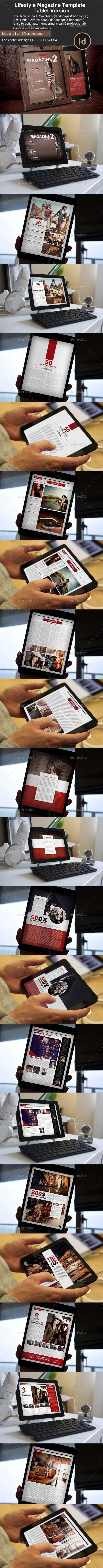 Lifestyle Magazine Template Tablet Version Lifestyle Magazine Template Tablet Version
