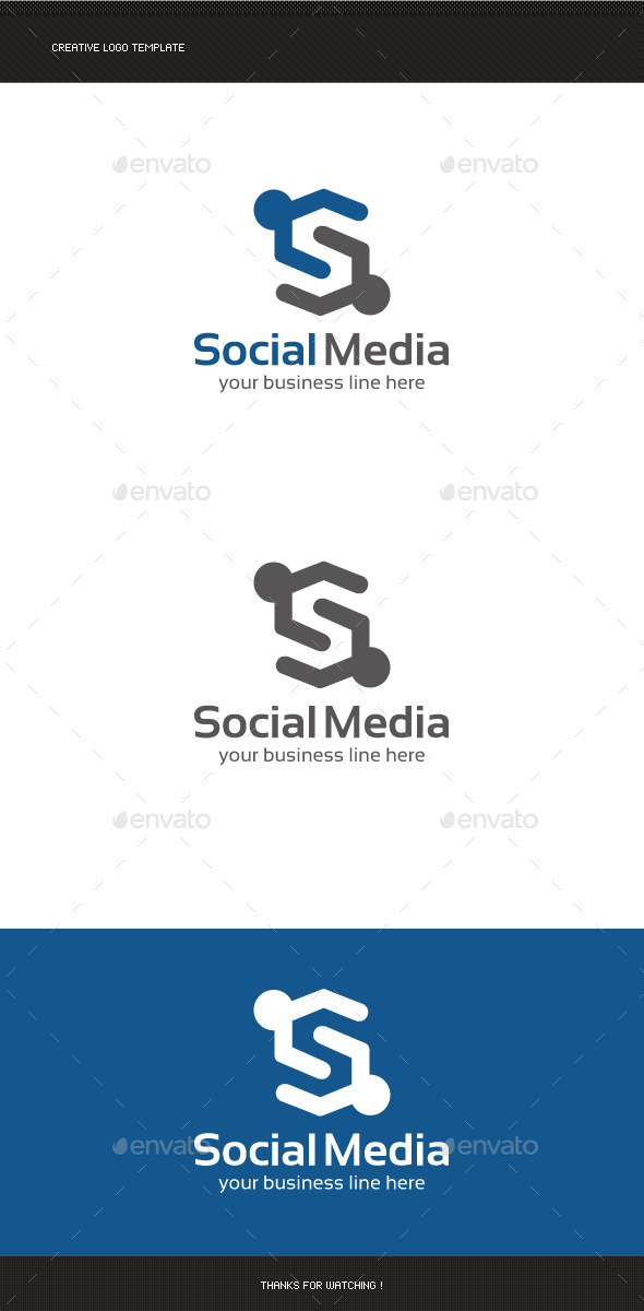 GraphicRiver Social Media Logo Template 8847790 GraphicRiver Social Media Logo Template 8847790