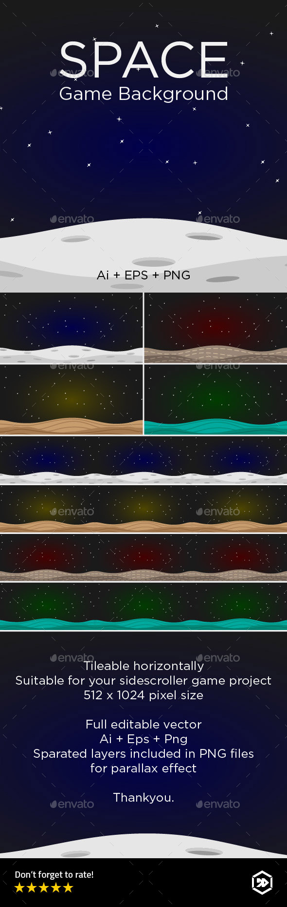 GraphicRiver Space Game Background 8848498 GraphicRiver Space Game Background 8848498