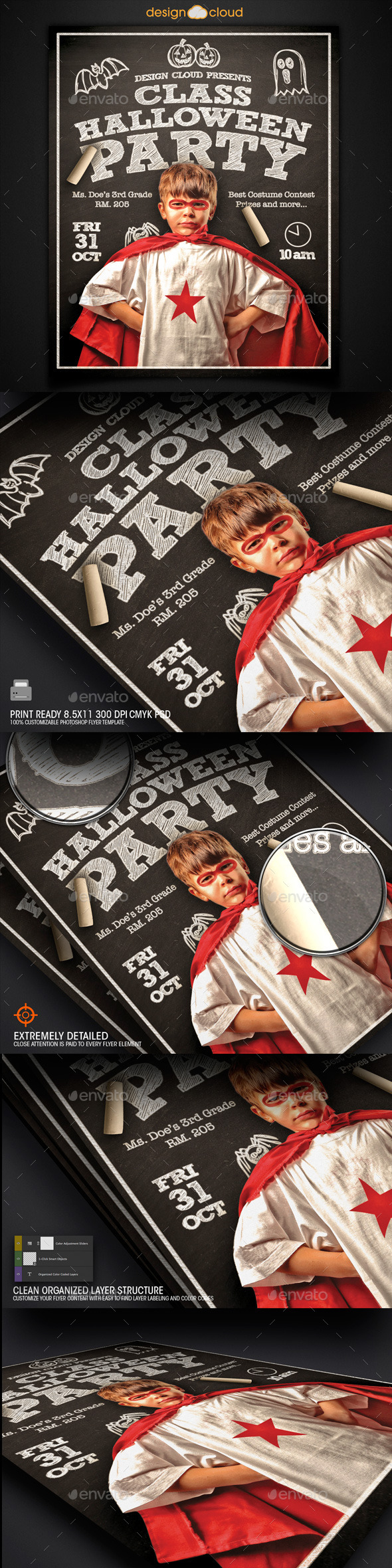 GraphicRiver Kid s Class Halloween Party Flyer Template 8848682 GraphicRiver Kid s Class Halloween Party Flyer Template 8848682