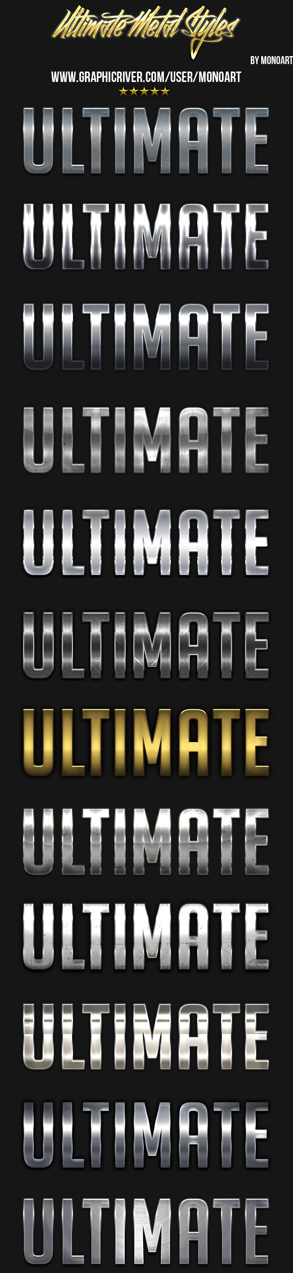 GraphicRiver Ultimate Metal Styles 3 8846743 GraphicRiver Ultimate Metal Styles 3 8846743