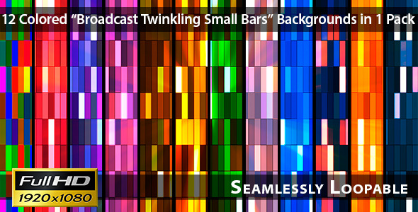 Broadcast Twinkling Small Bars Pack 03 Broadcast Twinkling Small Bars Pack 03