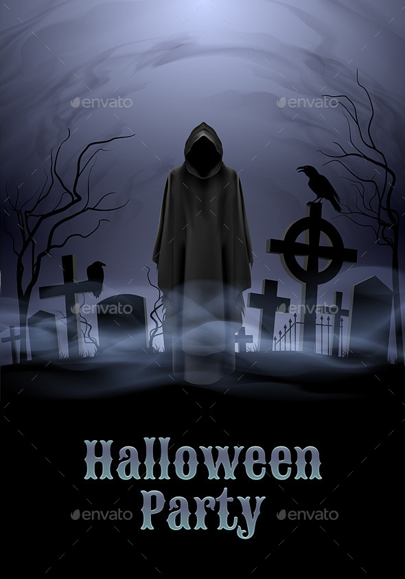 GraphicRiver Halloween Party Illustration 8853668 GraphicRiver Halloween Party Illustration 8853668