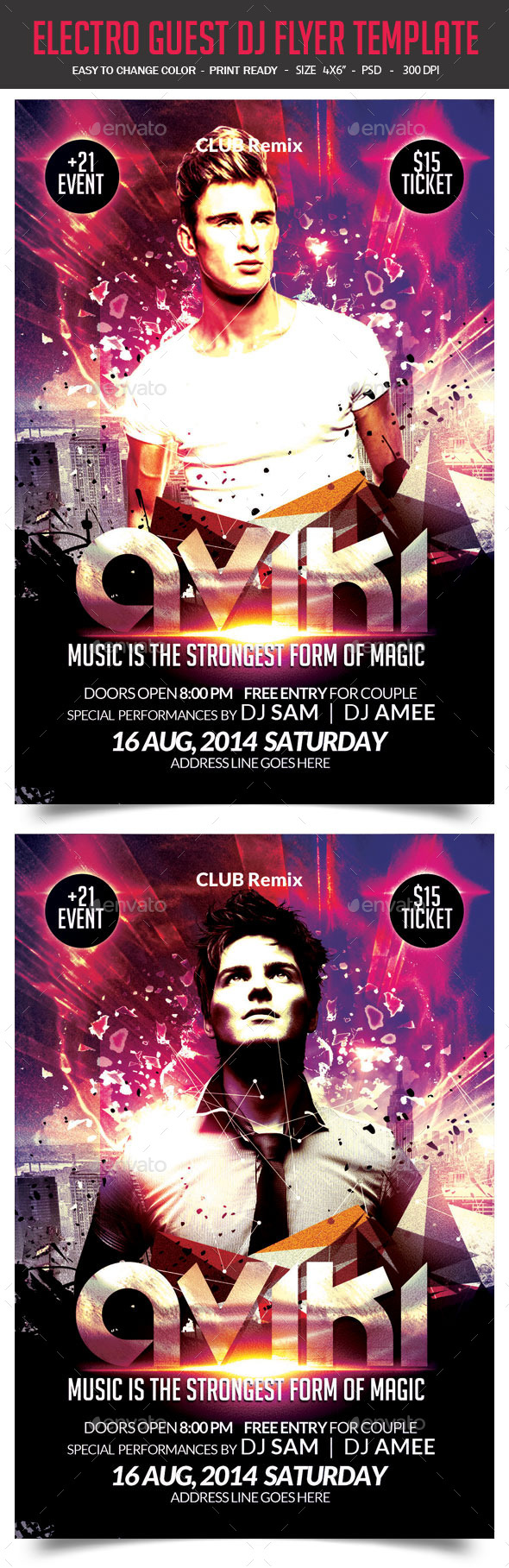GraphicRiver Electro Guest DJ Flyer Template 8854011 GraphicRiver Electro Guest DJ Flyer Template 8854011