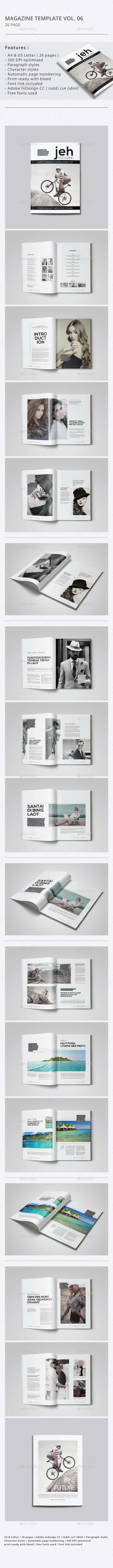 GraphicRiver Indesign Magazine Template Vol.06 8856199 GraphicRiver Indesign Magazine Template Vol.06 8856199