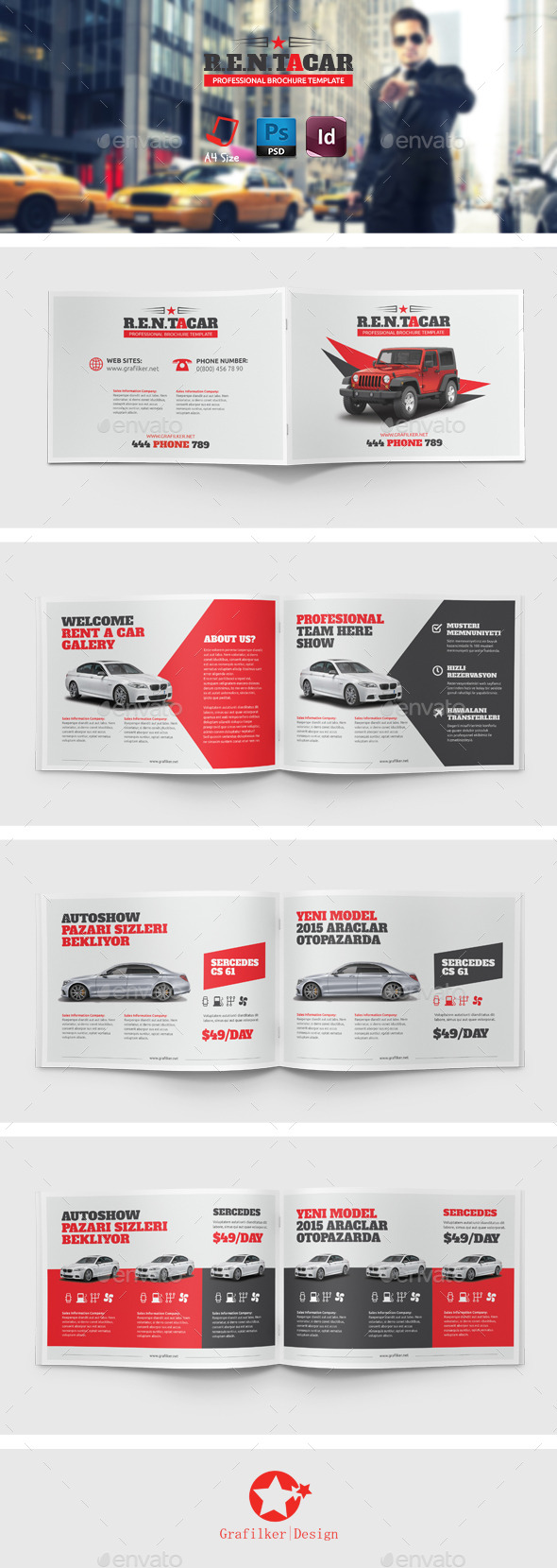 GraphicRiver Rent A Car Brochure Templates 8857291 GraphicRiver Rent A Car Brochure Templates 8857291