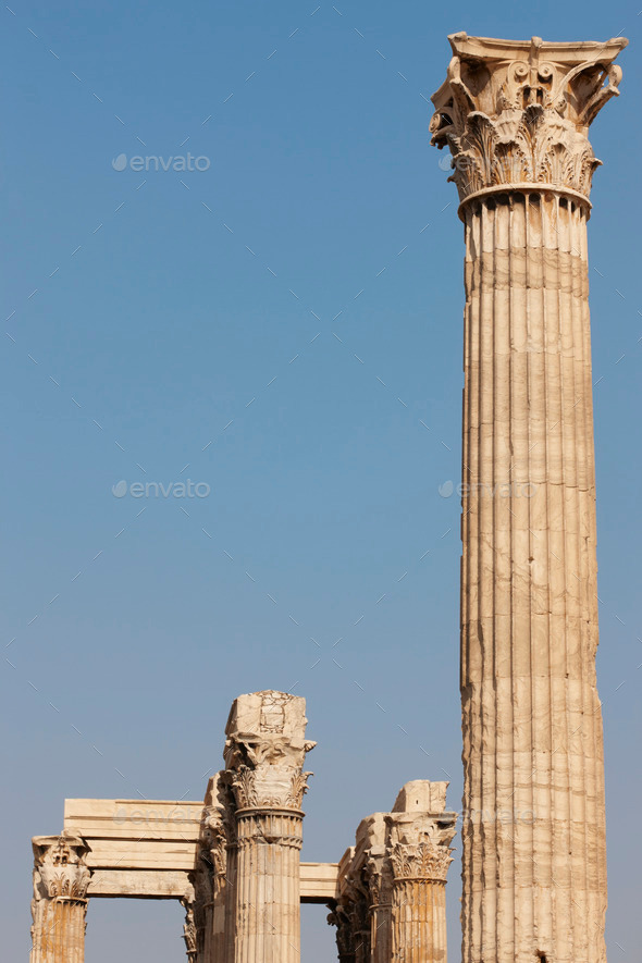 Temple of Zeus in Athens. Corinthian order. Greece (Misc) Photo Download