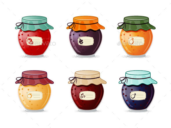 GraphicRiver Jam Jars 8858737 GraphicRiver Jam Jars 8858737