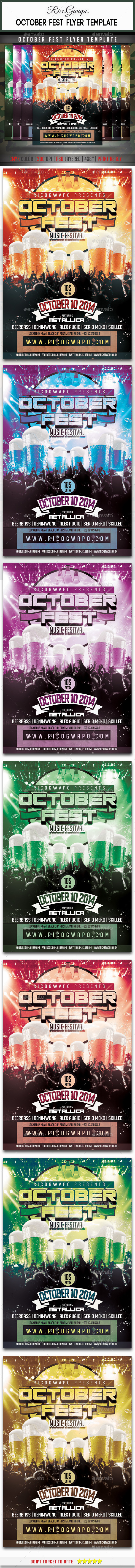 GraphicRiver October Fest Flyer Template 8741762 GraphicRiver October Fest Flyer Template 8741762