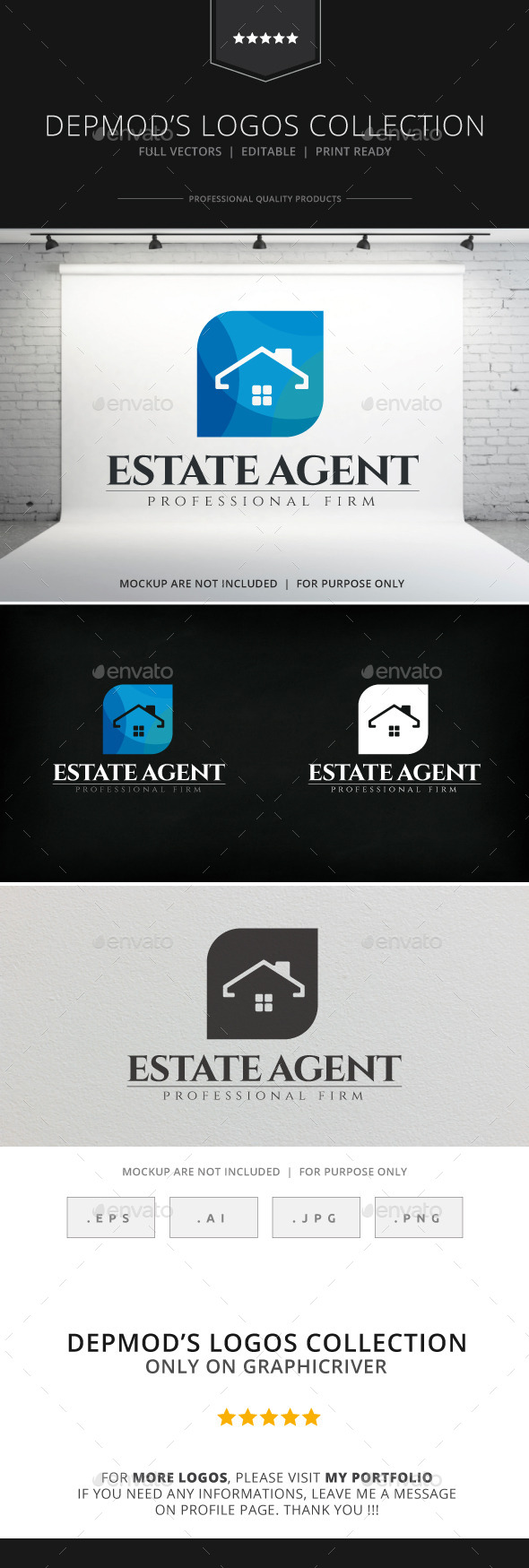 GraphicRiver Estate Agent Logo 8859220 GraphicRiver Estate Agent Logo 8859220