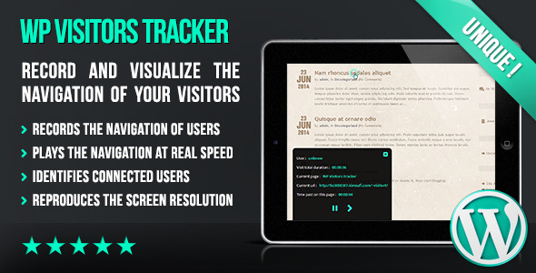 WP Visitors Tracker - CodeCanyon Item for Sale