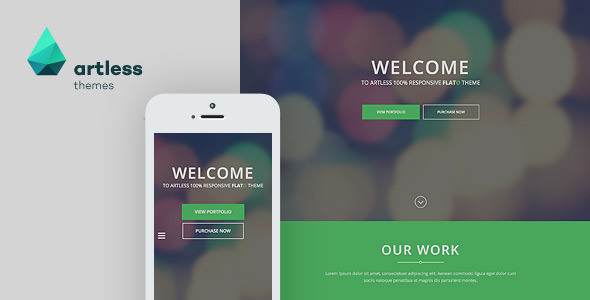 Flato - Parallax One Page HTML Template