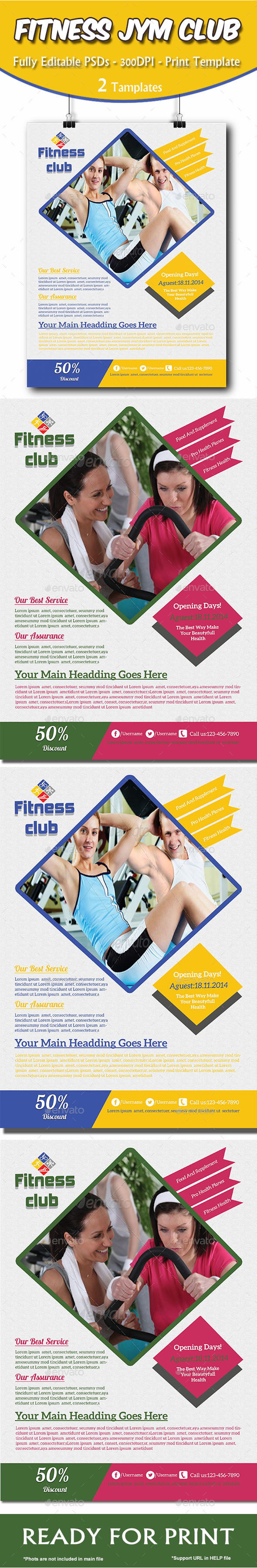 Fitness Gym Health Flyer