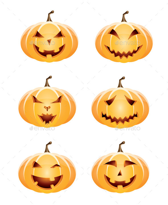 GraphicRiver Halloween Pumpkin Set 8860681 GraphicRiver Halloween Pumpkin Set 8860681