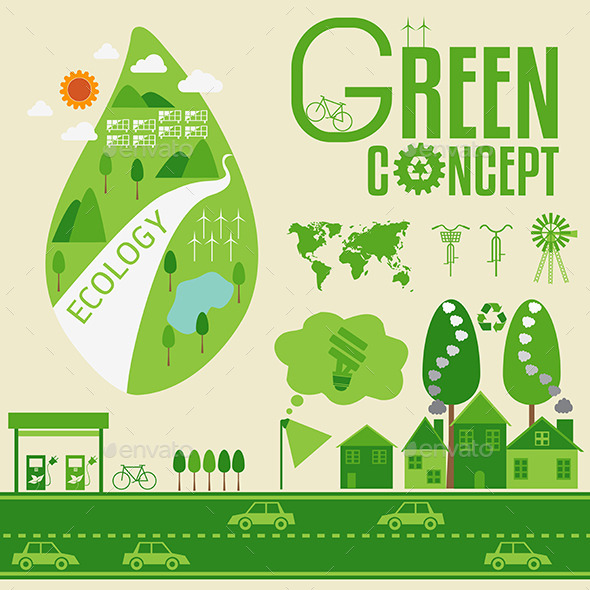 GraphicRiver Ecology Infographic and Green Concept 8861159 GraphicRiver Ecology Infographic and Green Concept 8861159