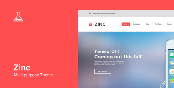 Zinc Multi-purpose WordPress Theme Zinc Multi-purpose WordPress Theme