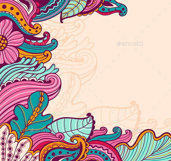 GraphicRiver Abstract Floral Background 8861343 GraphicRiver Abstract Floral Background 8861343