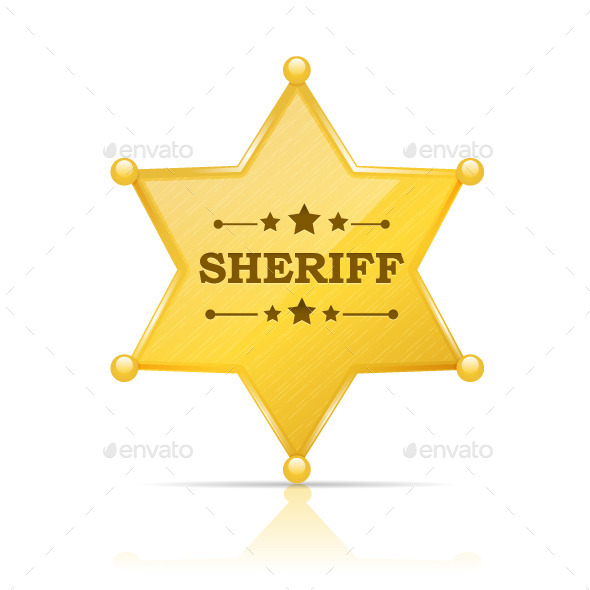 GraphicRiver Sheriff Badge 8861731 GraphicRiver Sheriff Badge 8861731