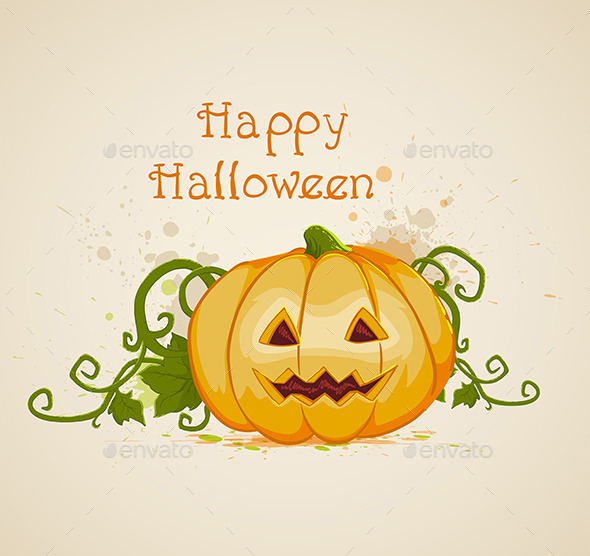 GraphicRiver Halloween Background with Pumpkin 8862718 GraphicRiver Halloween Background with Pumpkin 8862718