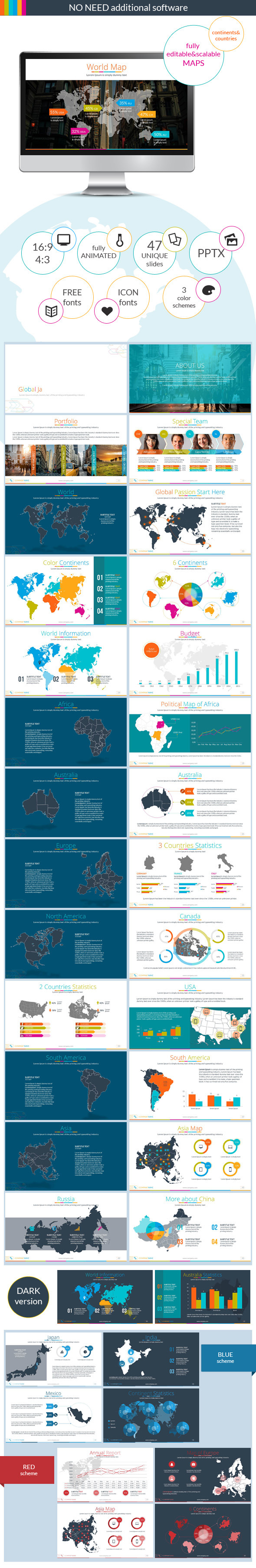 GraphicRiver Continents&Countries PowerPoint Presentation 8862729 GraphicRiver Continents&Countries PowerPoint Presentation 8862729