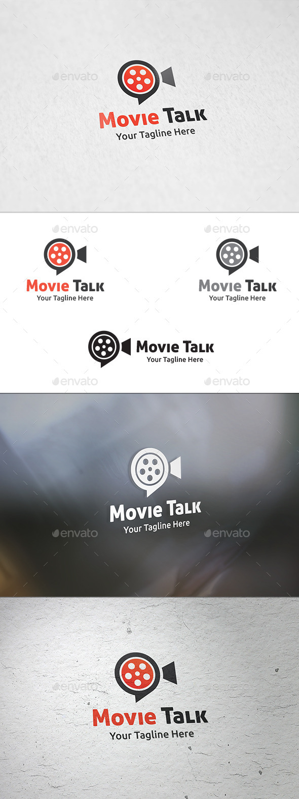 GraphicRiver Movie Talk Logo Template 8862886 GraphicRiver Movie Talk Logo Template 8862886