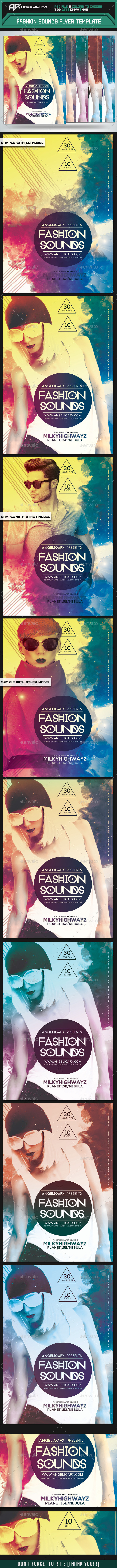 GraphicRiver Fashion Sounds Flyer Template 8864197 GraphicRiver Fashion Sounds Flyer Template 8864197