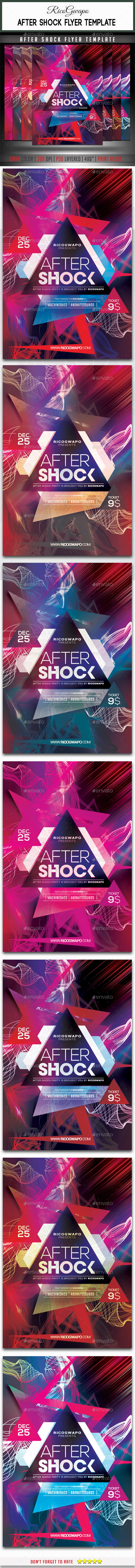 GraphicRiver After Shock Flyer Template 8858731 GraphicRiver After Shock Flyer Template 8858731