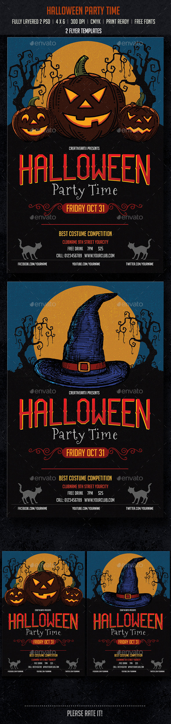 GraphicRiver Halloween Party 8866422 GraphicRiver Halloween Party 8866422