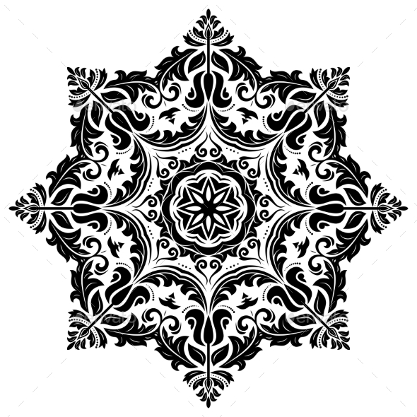 Orient Vector Pattern. Abstract Background (Patterns)