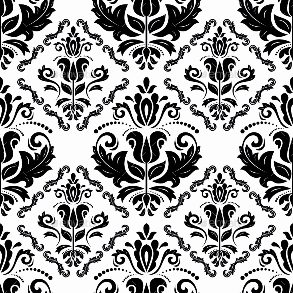 Orient Seamless Vector Pattern. Abstract Background (Patterns)