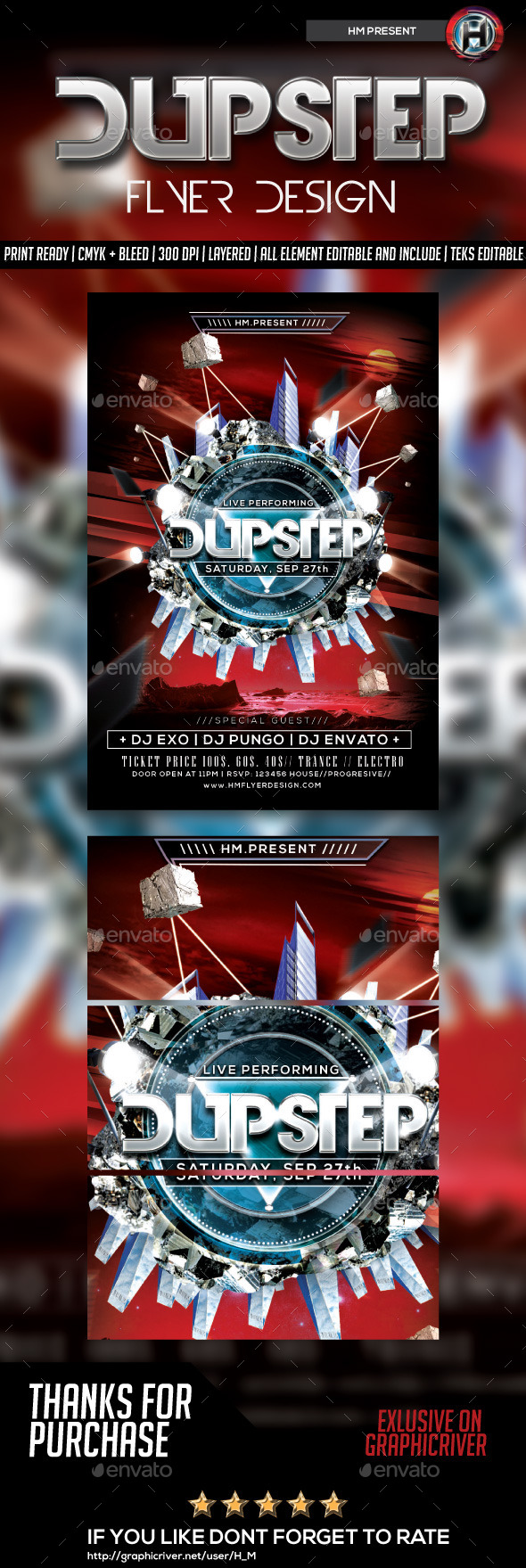 GraphicRiver DUBSTEP FLYER DESIGN 8868691 GraphicRiver DUBSTEP FLYER DESIGN 8868691