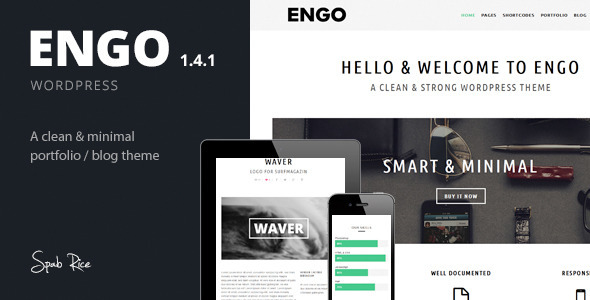 Engo Smart & Minimal WordPress Theme Engo Smart & Minimal WordPress Theme