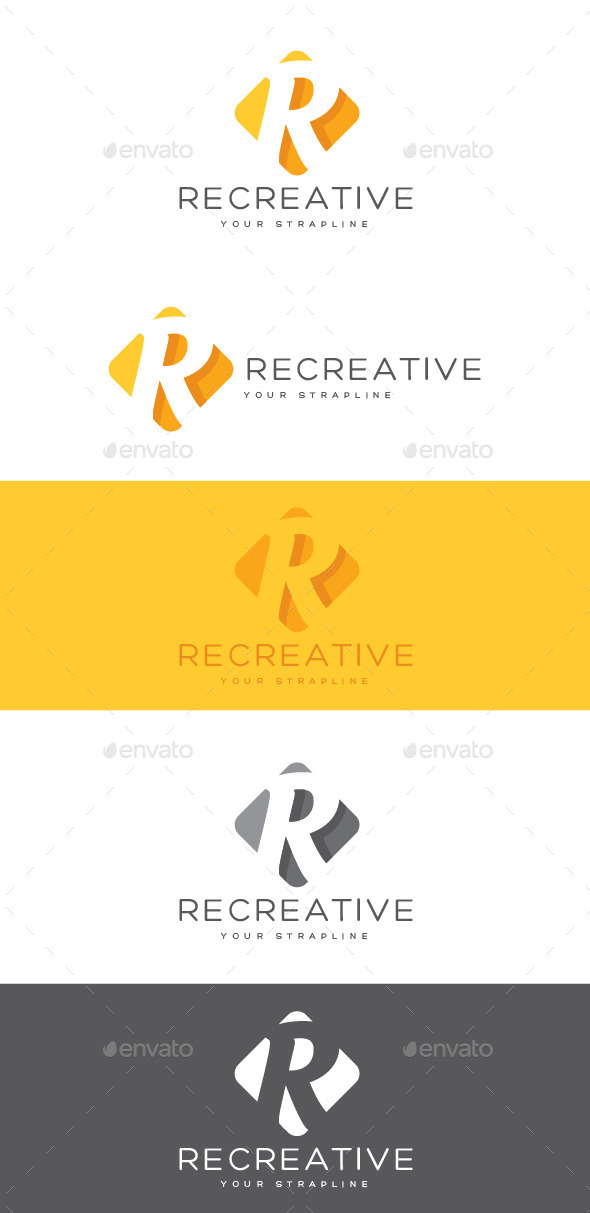 GraphicRiver Recreative Letter R Logo 8870452 GraphicRiver Recreative Letter R Logo 8870452