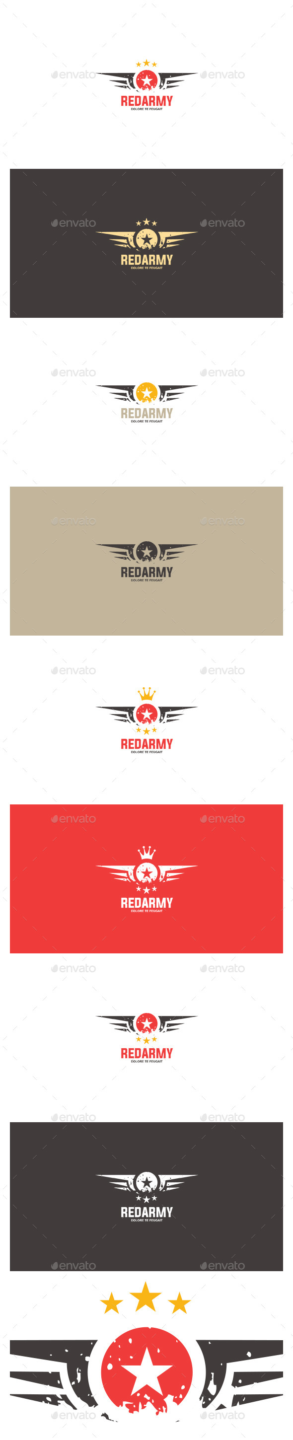 GraphicRiver Red Army Logo Template 8871039 GraphicRiver Red Army Logo Template 8871039