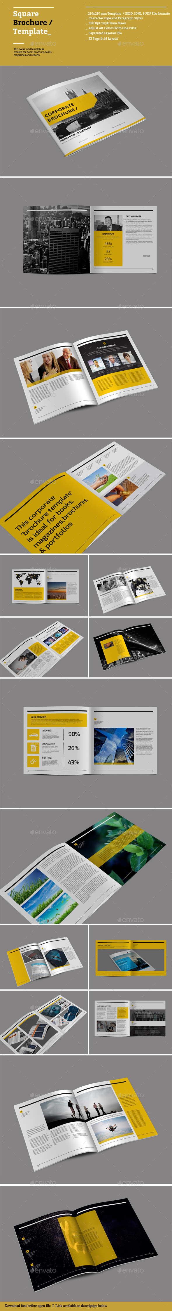 GraphicRiver Square Brochure Templates 8866412 GraphicRiver Square Brochure Templates 8866412