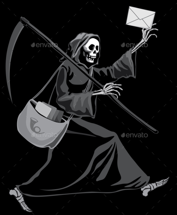 Grim Reaper Postman (Halloween)