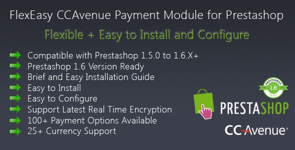 FlexEasy CCAvenue Payment Module for Prestashop