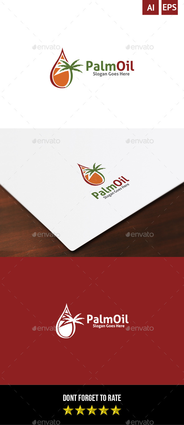 GraphicRiver Palm Oil Logo 8872931 GraphicRiver Palm Oil Logo 8872931