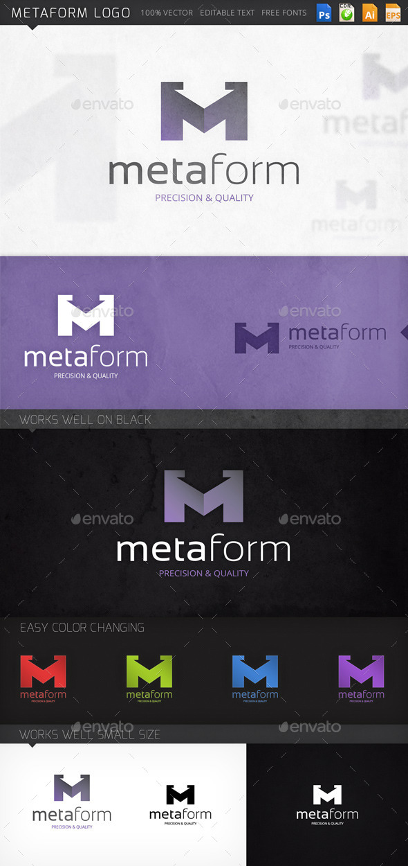 GraphicRiver Metaform Logo 8873074 GraphicRiver Metaform Logo 8873074