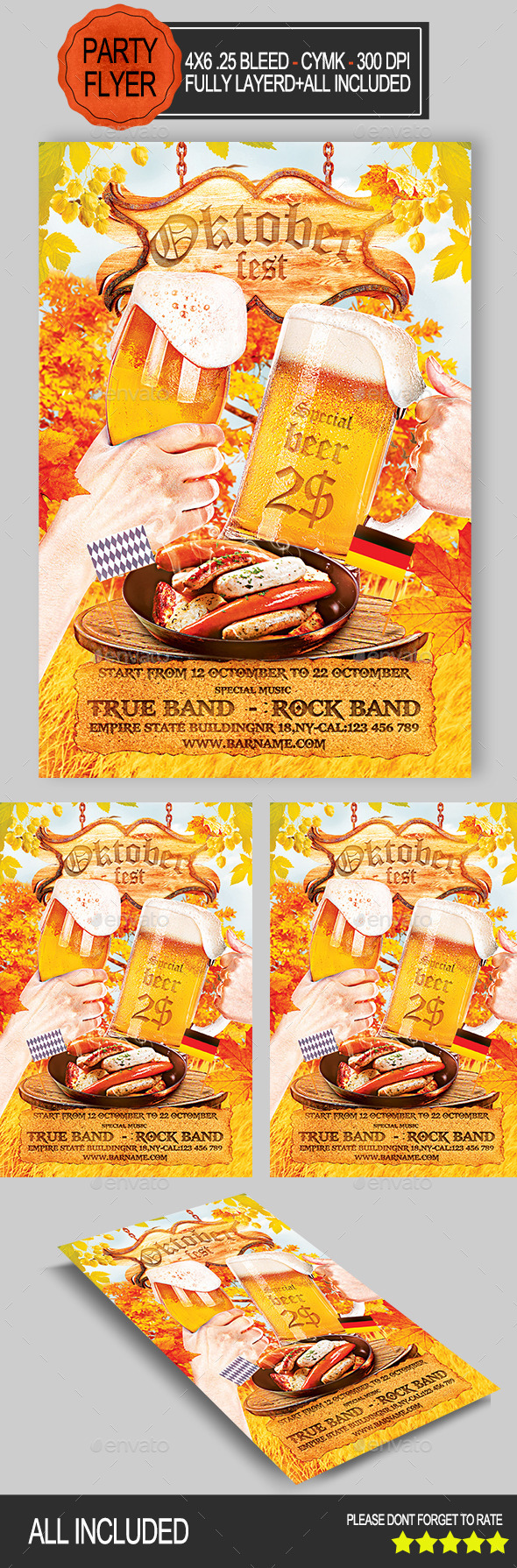 GraphicRiver Oktoberfest Flyer 8774223 GraphicRiver Oktoberfest Flyer 8774223