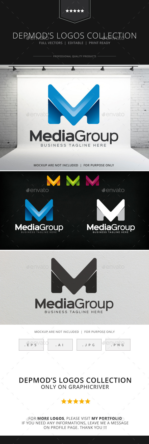 GraphicRiver Media Group Logo 8874970 GraphicRiver Media Group Logo 8874970