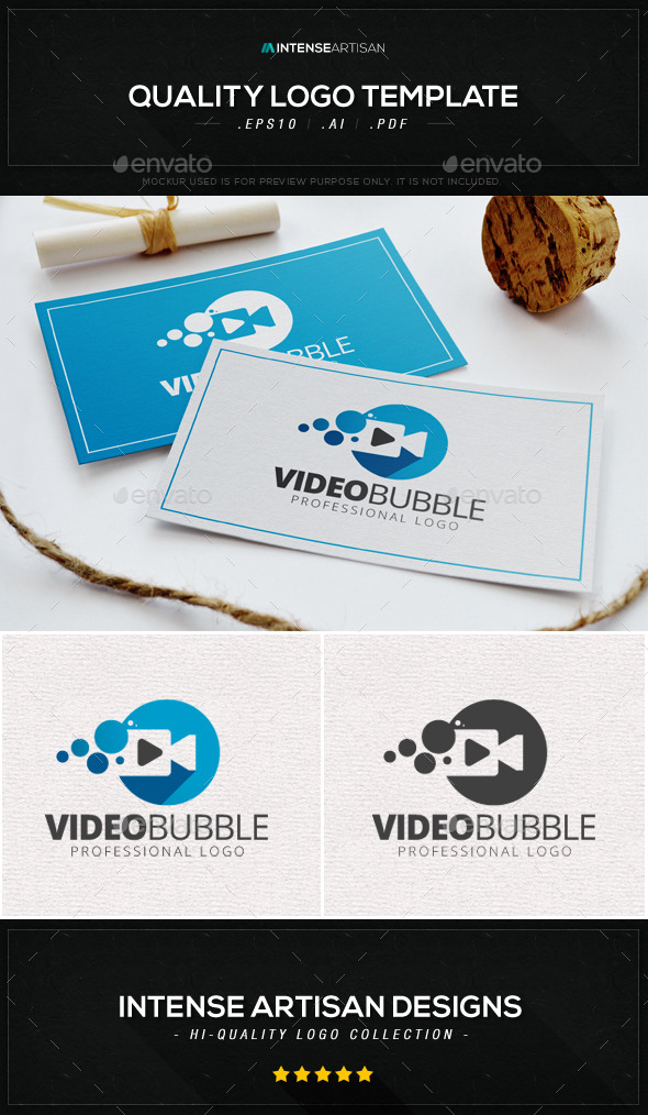 GraphicRiver Video Bubble Logo Template 8875589 GraphicRiver Video Bubble Logo Template 8875589