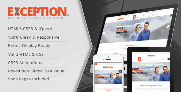 ThemeForest EXCEPTION Responsive Business HTML Template 8825658 ThemeForest EXCEPTION Responsive Business HTML Template 8825658
