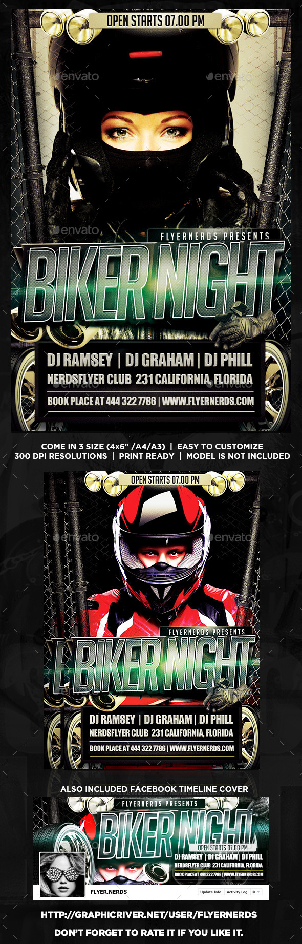 GraphicRiver Biker Night Party Flyer 8879280 GraphicRiver Biker Night Party Flyer 8879280