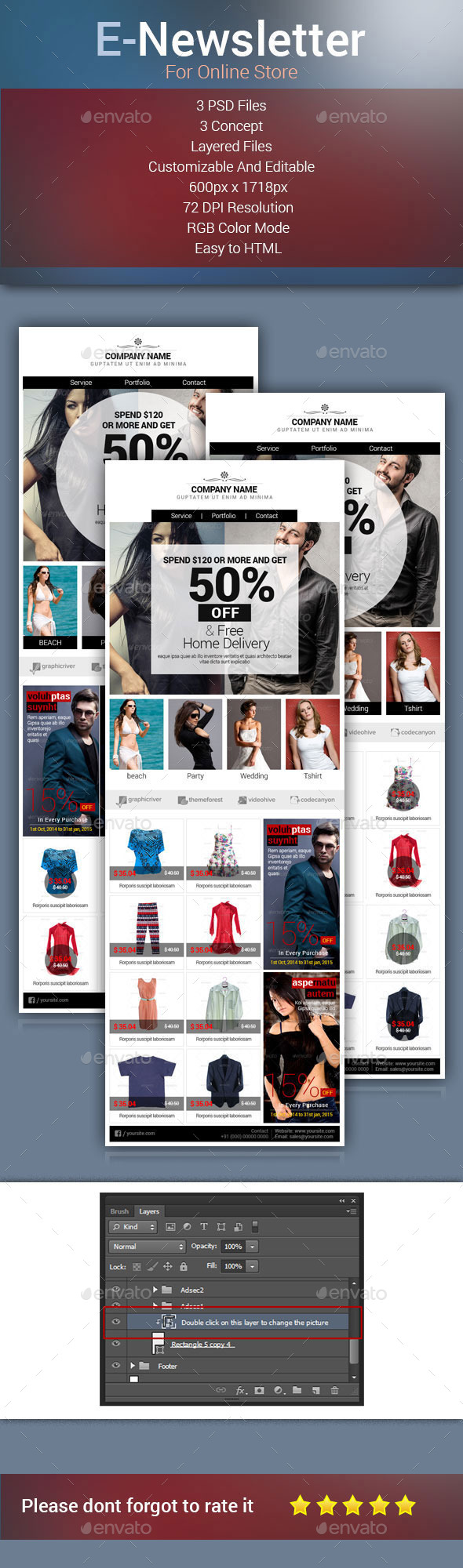 GraphicRiver E-Newsletter for E-Commerce 8879698 GraphicRiver E-Newsletter for E-Commerce 8879698